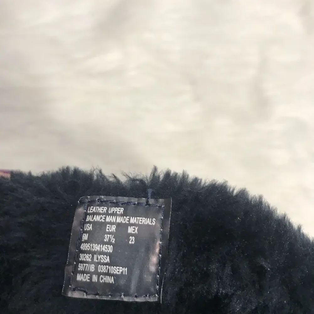 Suede Leather Winter Blue Boots‎ Size 6